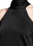 Detail View - Click To Enlarge - GALVAN LONDON - Sash neck cold shoulder tunic