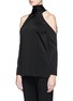 Front View - Click To Enlarge - GALVAN LONDON - Sash neck cold shoulder tunic