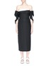 Main View - Click To Enlarge - MONSE - Deconstructed off-shoulder corset dress