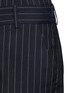 Detail View - Click To Enlarge - MONSE - Stripe wool culottes