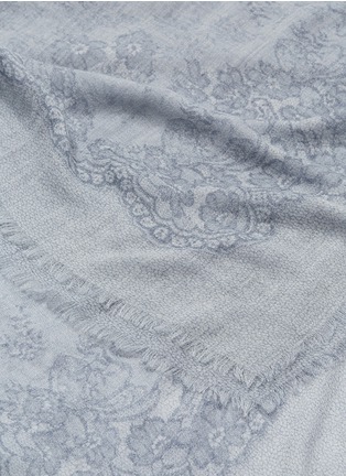 Detail View - Click To Enlarge - FRANCO FERRARI - 'Azeglio' floral print cashmere scarf