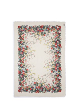 Main View - Click To Enlarge - FRANCO FERRARI - 'Tatin' vintage floral print cashmere scarf