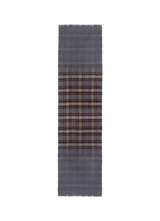 Main View - Click To Enlarge - FRANCO FERRARI - 'Greg' faded check wool scarf