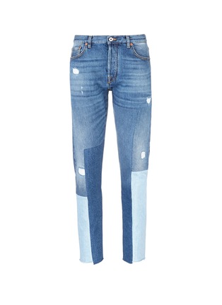 Main View - Click To Enlarge - VALENTINO GARAVANI - 'Chino' patchwork jeans