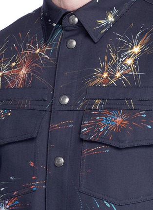 Detail View - Click To Enlarge - VALENTINO GARAVANI - Fireworks print shirt jacket