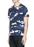Front View - Click To Enlarge - VALENTINO GARAVANI - Camouflage print T-shirt