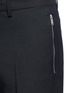 Detail View - Click To Enlarge - VALENTINO GARAVANI - Zip pocket wool-mohair pants