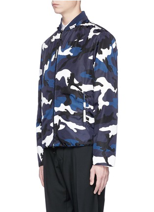 Detail View - Click To Enlarge - VALENTINO GARAVANI - Camouflage print reversible blouson jacket