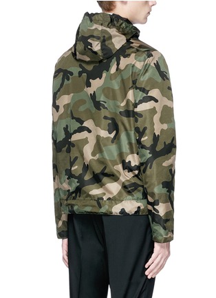 Back View - Click To Enlarge - VALENTINO GARAVANI - Camouflage print reversible blouson jacket