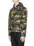 Front View - Click To Enlarge - VALENTINO GARAVANI - Camouflage print reversible blouson jacket