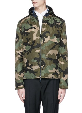 Main View - Click To Enlarge - VALENTINO GARAVANI - Camouflage print reversible blouson jacket