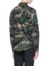 Back View - Click To Enlarge - VALENTINO GARAVANI - Tattoo bead embroidered camouflage print shirt jacket