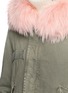 Detail View - Click To Enlarge - MR & MRS ITALY - Raccoon fur trim cotton parka