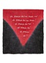 Main View - Click To Enlarge - FALIERO SARTI - 'Toccami' slogan embroidery wool blend scarf