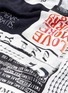 Detail View - Click To Enlarge - FALIERO SARTI - 'Love More' slogan print modal-cashmere scarf