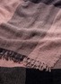Detail View - Click To Enlarge - FALIERO SARTI - 'Marella' colourblock check virgin wool blend scarf