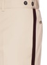 Detail View - Click To Enlarge - VALENTINO GARAVANI - Contrast outseam virgin wool twill pants