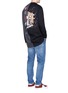 Figure View - Click To Enlarge - VALENTINO GARAVANI - x Jamie Reid slogan print oversized sweatshirt