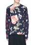 Main View - Click To Enlarge - MC Q - 'Thrift Store Florals' print wool sweater
