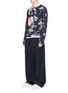 Figure View - Click To Enlarge - MC Q - 'Thrift Store Florals' print wool sweater