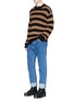 Figure View - Click To Enlarge - MC Q - Stripe cotton-linen sweater