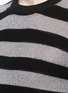 Detail View - Click To Enlarge - MC Q - Metallic stripe sweater
