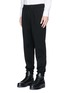 Front View - Click To Enlarge - MC Q - Pleated jersey track pants