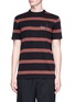 Main View - Click To Enlarge - MC Q - '70s Track Stripe' cotton piqué T-shirt