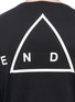 Detail View - Click To Enlarge - MC Q - 'END' slogan print long sleeve T-shirt