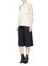 Figure View - Click To Enlarge - HELMUT LANG - Ruffle crepe sleeveless top
