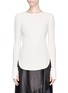 Main View - Click To Enlarge - HELMUT LANG - Long sleeve stripe cotton sweater
