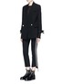 Figure View - Click To Enlarge - HELMUT LANG - Drawstring sheer sweater