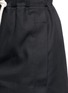 Detail View - Click To Enlarge - HELMUT LANG - Drawstring waist twill shorts