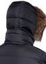 Detail View - Click To Enlarge - MONCLER - 'Cluny' coyote fur trim down puffer jacket