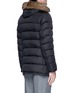 Back View - Click To Enlarge - MONCLER - 'Cluny' coyote fur trim down puffer jacket