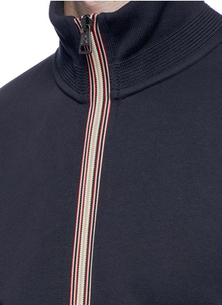 Detail View - Click To Enlarge - MONCLER - Contrast zip track jacket