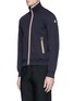 Front View - Click To Enlarge - MONCLER - Contrast zip track jacket