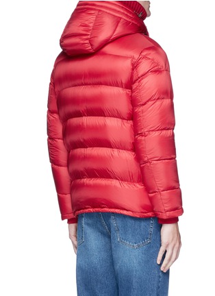 Back View - Click To Enlarge - MONCLER - 'Pascal' detachable hood down puffer jacket