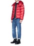 Figure View - Click To Enlarge - MONCLER - 'Pascal' detachable hood down puffer jacket