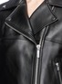 Detail View - Click To Enlarge - HELMUT LANG - Lambskin leather biker jacket