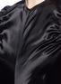 Detail View - Click To Enlarge - HELMUT LANG - Ruched armhole satin dress