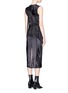 Back View - Click To Enlarge - HELMUT LANG - Ruched armhole satin dress