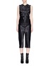 Main View - Click To Enlarge - HELMUT LANG - Ruched armhole satin dress