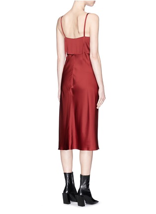 Back View - Click To Enlarge - HELMUT LANG - Satin camisole dress