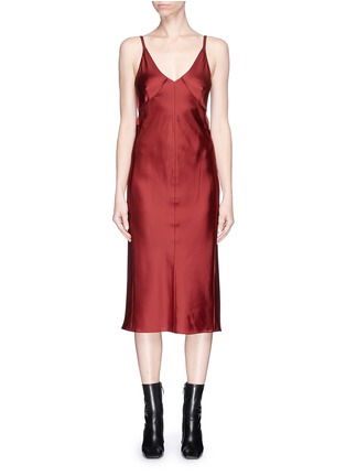 Main View - Click To Enlarge - HELMUT LANG - Satin camisole dress