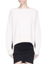 Main View - Click To Enlarge - HELMUT LANG - 'Essential' cutout side cotton-blend sweater