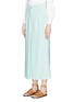 Front View - Click To Enlarge - CHLOÉ - Pleated crepe culottes