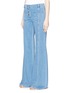 Front View - Click To Enlarge - CHLOÉ - Flared leg denim pants