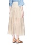Back View - Click To Enlarge - CHLOÉ - Embroidered eyelet skirt