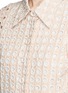 Detail View - Click To Enlarge - CHLOÉ - Crochet eyelet shirt